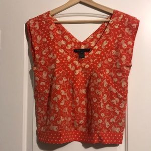 Marc jacobs 100% silk fun top for spring! Sz M